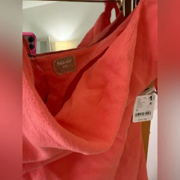 Free People Coral Backless Dress - Picture 4 of 6